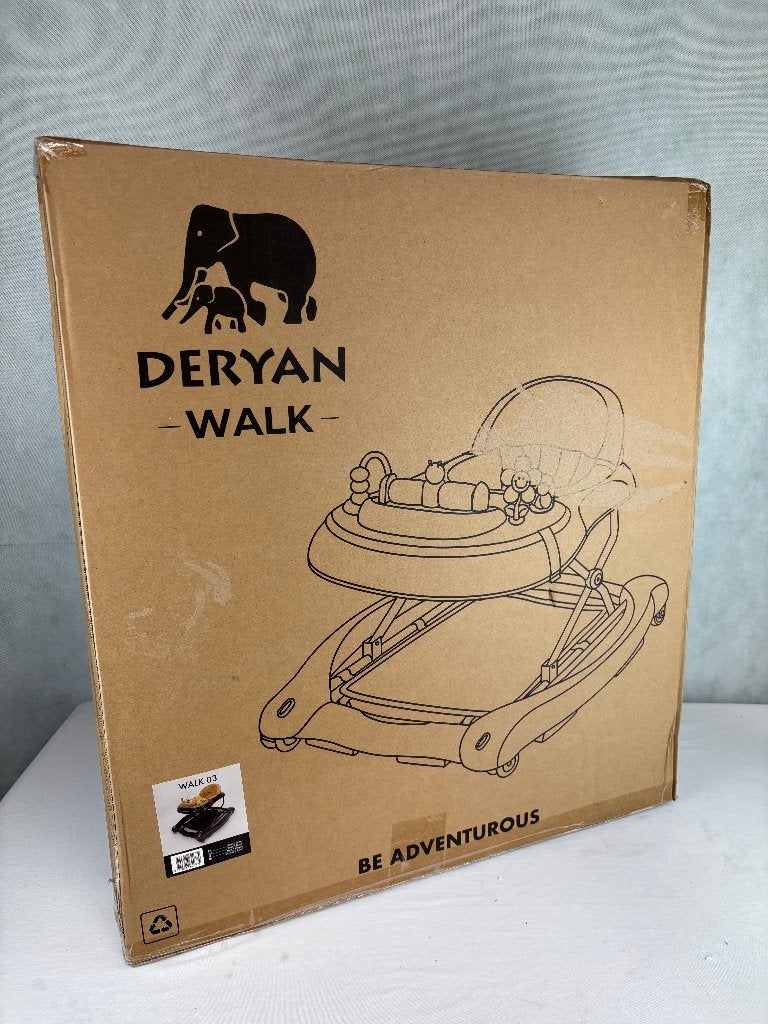 DERYAN Walk 03 4-in-1 Loopstoel – Zwart/Bruin, Team@deryna.com, Overige typen, Ophalen of Verzenden, Marithaime 8 6662 WD Elst Nederland