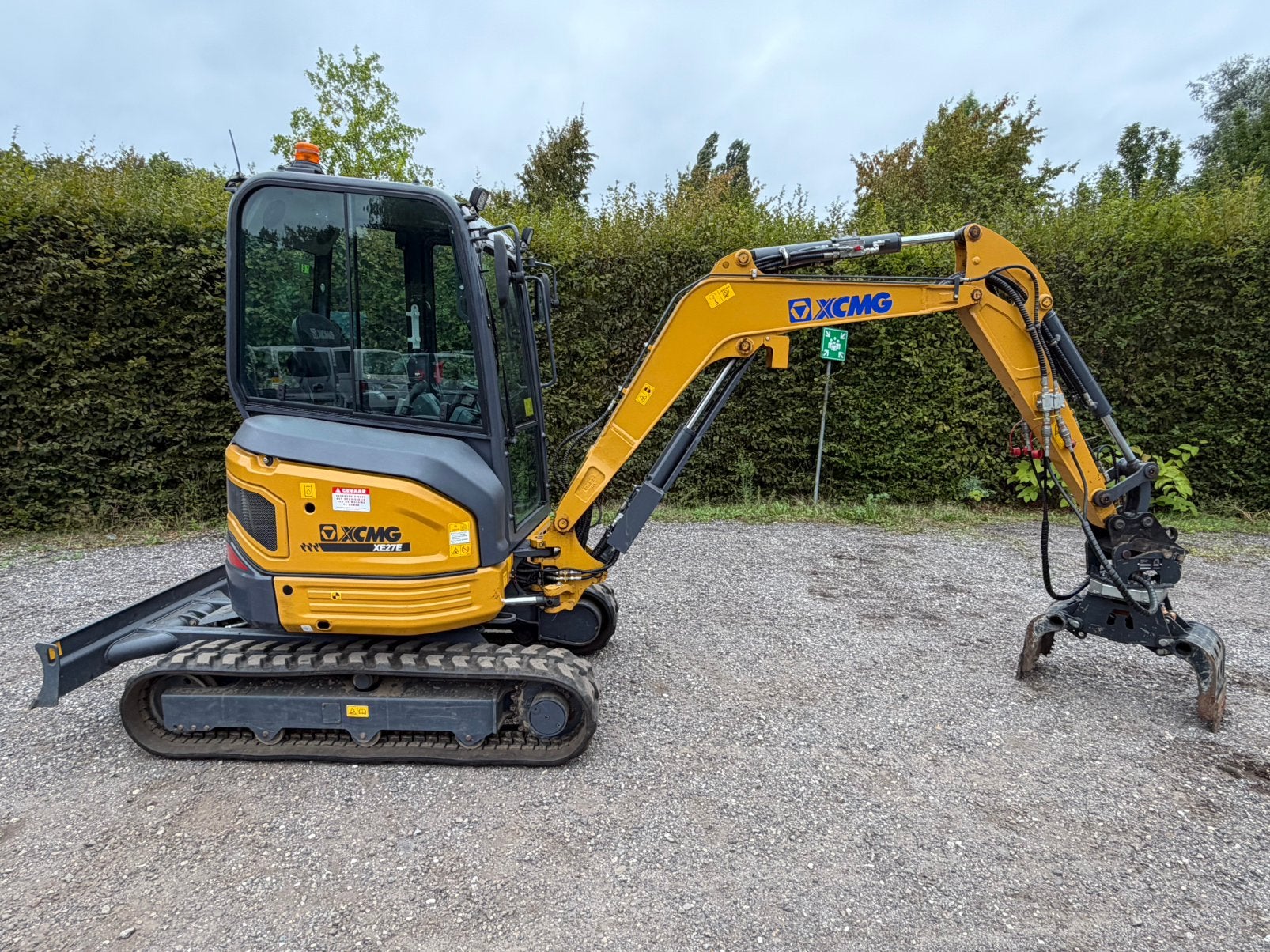 Minigraver xcmg xe27e Geen btw!, Ophalen, Graafmachine