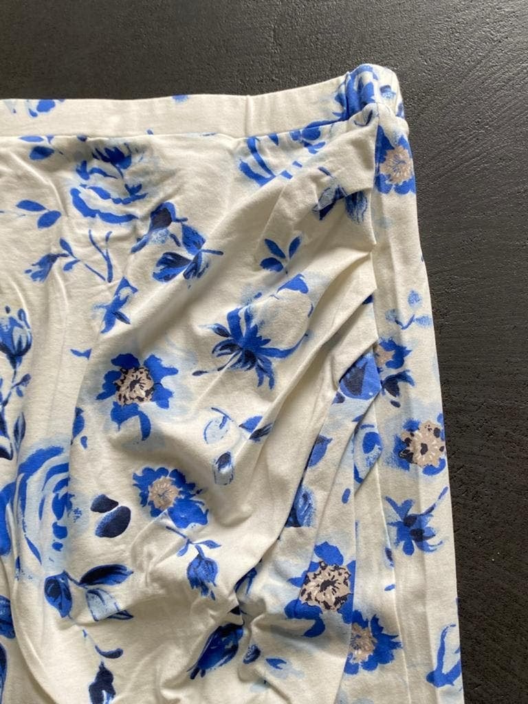 i192/3 Nieuw: rok Susskind maat M=38 wit/blauw, Kleding | Dames, Maat 38/40 (M), Blauw, Nieuw, Ophalen of Verzenden