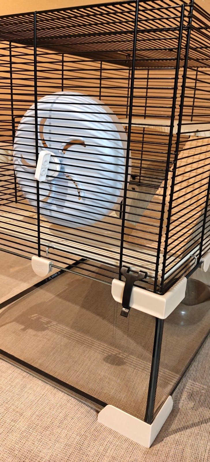 Hamsterkooi en kleine knaagdieren in zeer goede staat, Kooi, Minder dan 75 cm, Zo goed als nieuw, Hamster