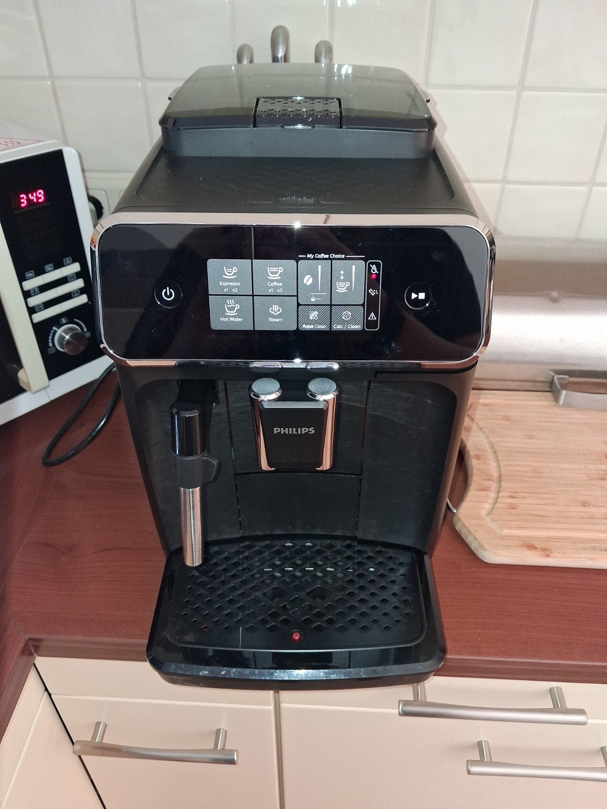 Philips Volautomatische Espressomachine - Zwart, Witgoed en Apparatuur, Espresso apparaat, Nieuw, Afneembaar waterreservoir, Koffiebonen