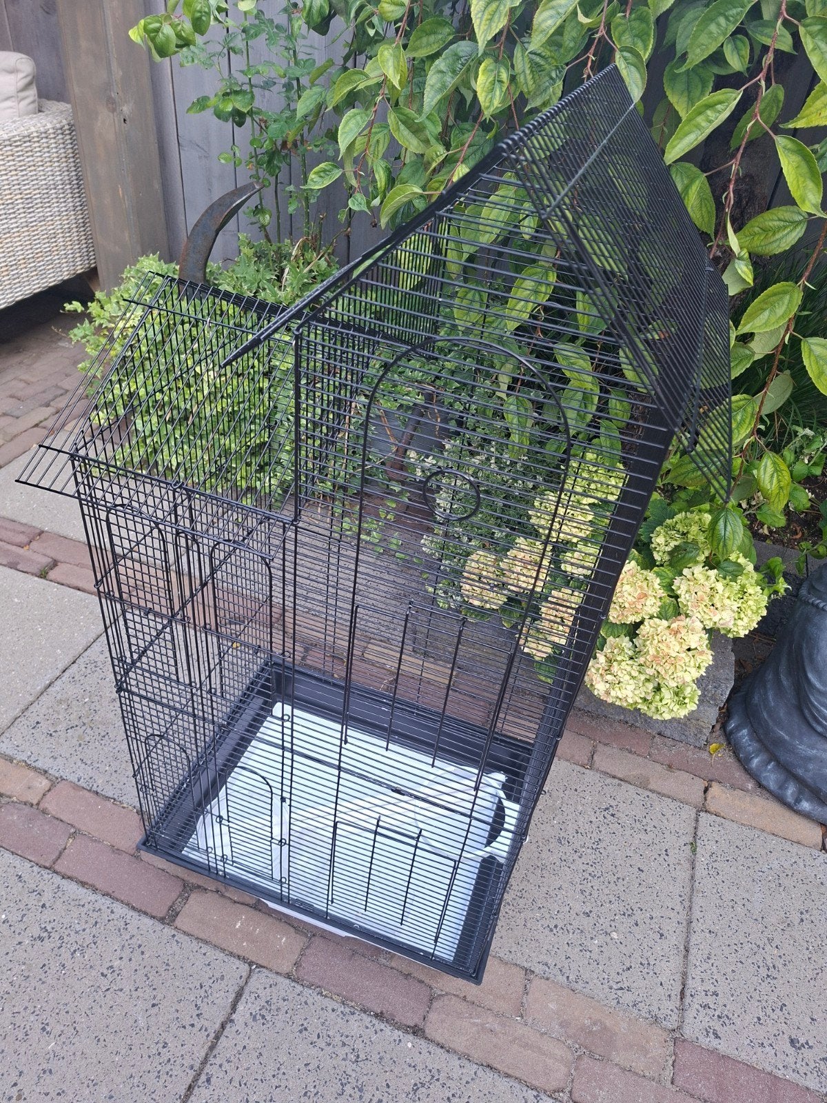 Vogelkooi, Dieren en Toebehoren, Ophalen, Gebruikt, Metaal, Vogelkooi