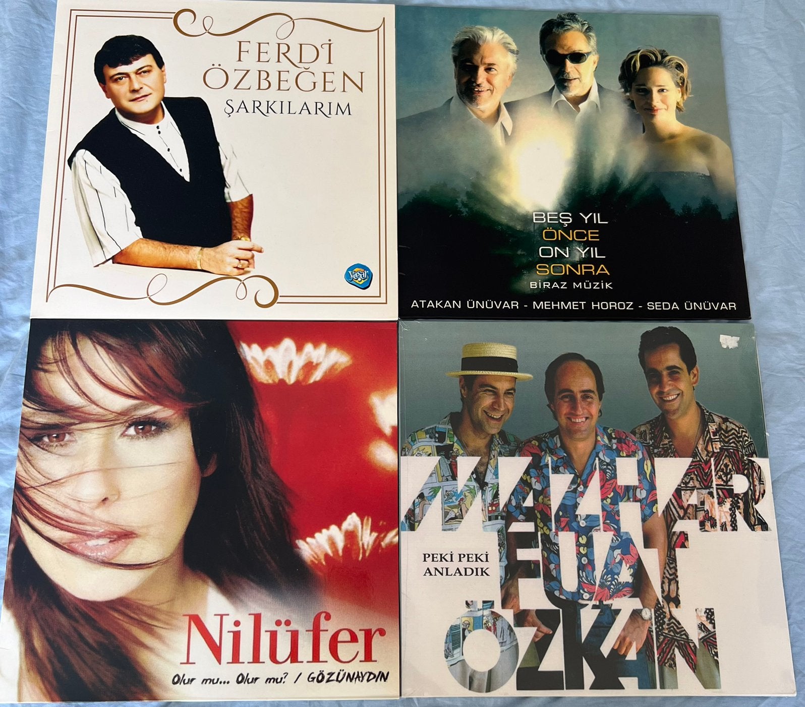 Turkse LP’s origineel met hoes per stuk €20 Euro!, Ophalen, Zo goed als nieuw, Beschermende buitenhoes, 12 inch
