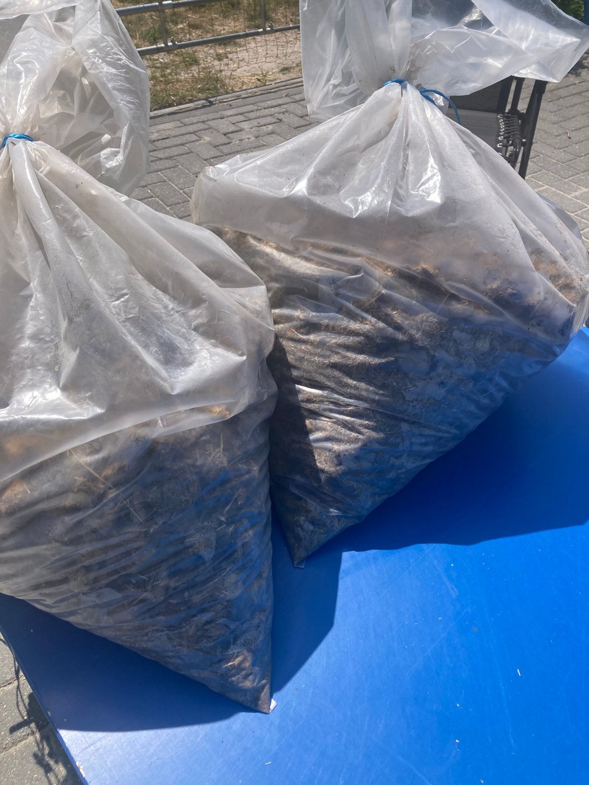 Gratis schone paardenmest, Ophalen, Tuinaarde