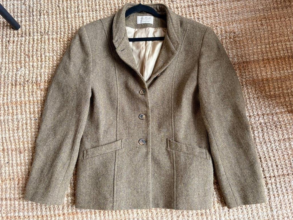 Tijdloos tweed jasje / colbert Far Hills maat 40 / 42, Ophalen of Verzenden, Gedragen, Maat 38/40 (M)