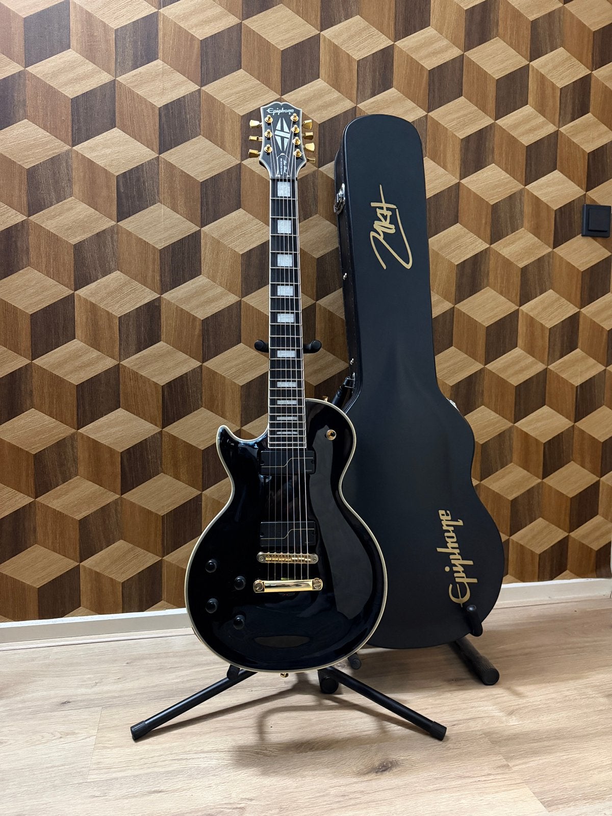 Epiphone Les Paul Origins 7 String, Linkshandig, Ophalen, Gebruikt, Solid body, Epiphone