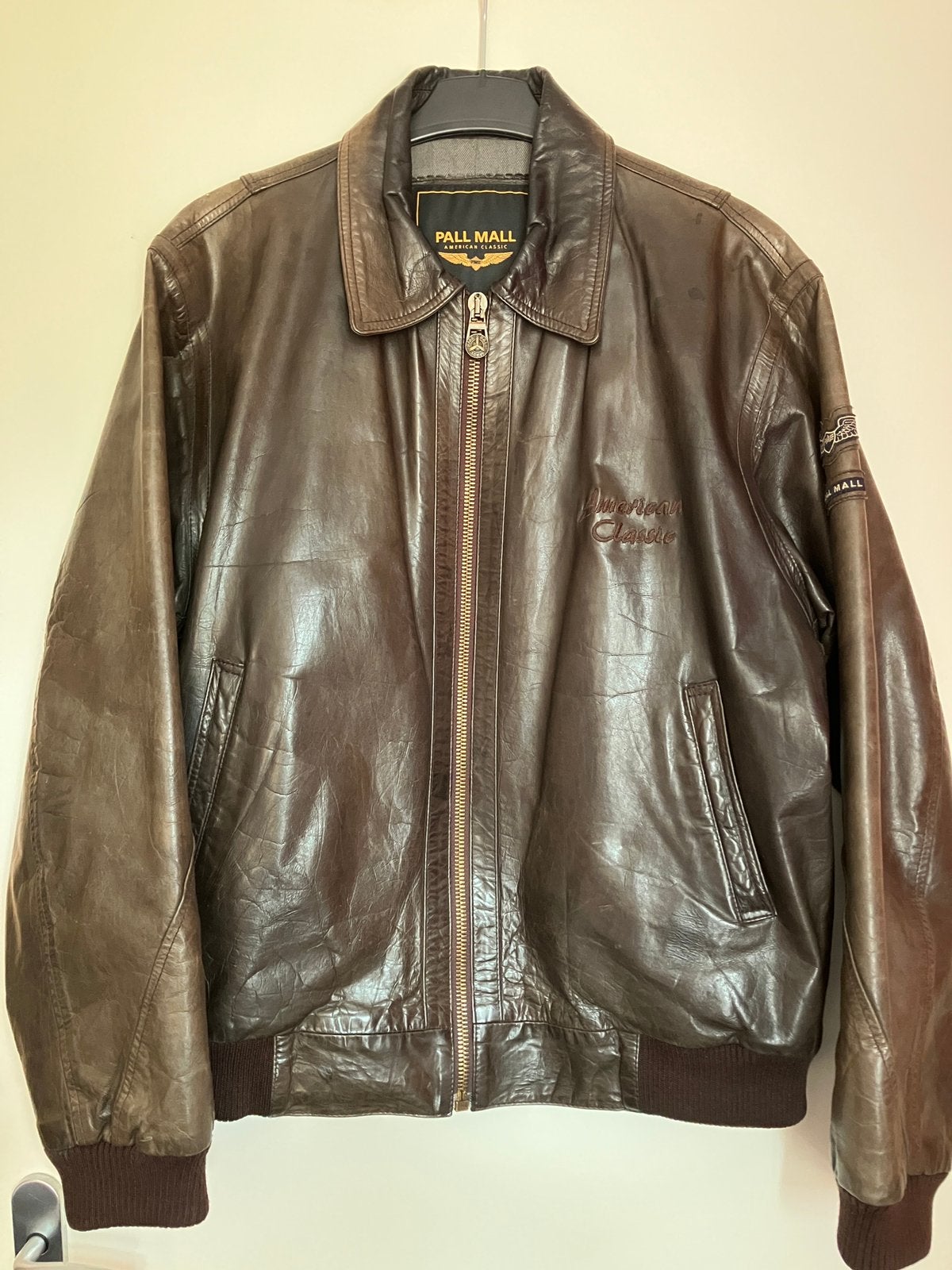 Pall Mall (PME Legend) leren jas, Kleding | Heren, Jassen | Winter, Ophalen of Verzenden, Gedragen, Maat 52/54 (L), Bruin