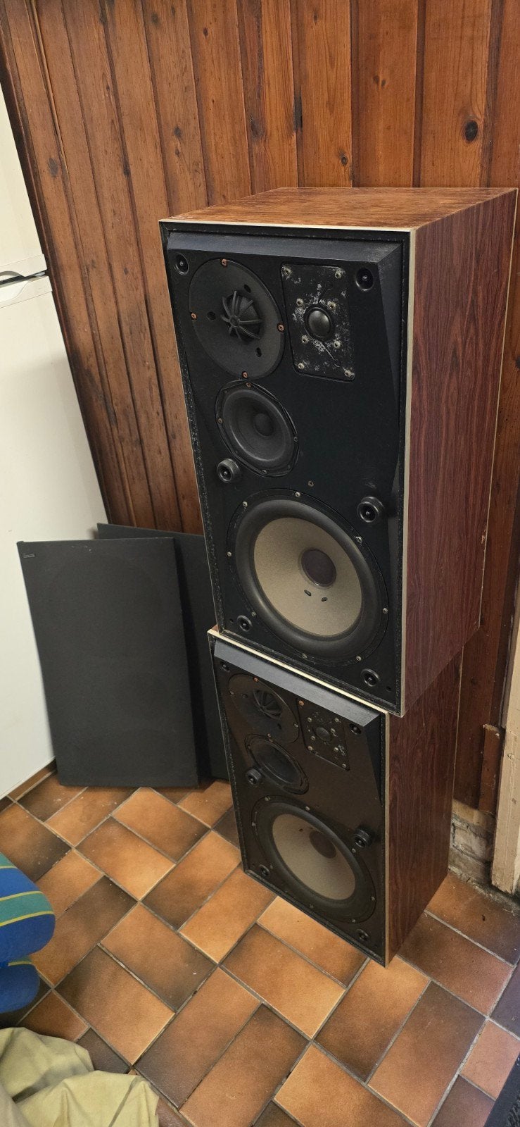 Bang & Olufsen Beovox S75 Speakerset, Stereo speakers, Gebruikt, Ophalen of Verzenden, 60 tot 120 watt
