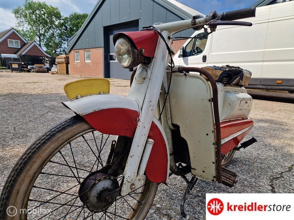 Demm Casalini David type B met Typhoon blok bouwjaar 1956, Fietsen en Brommers, Brommers | Oldtimers, Demm, Demm, Overige merken