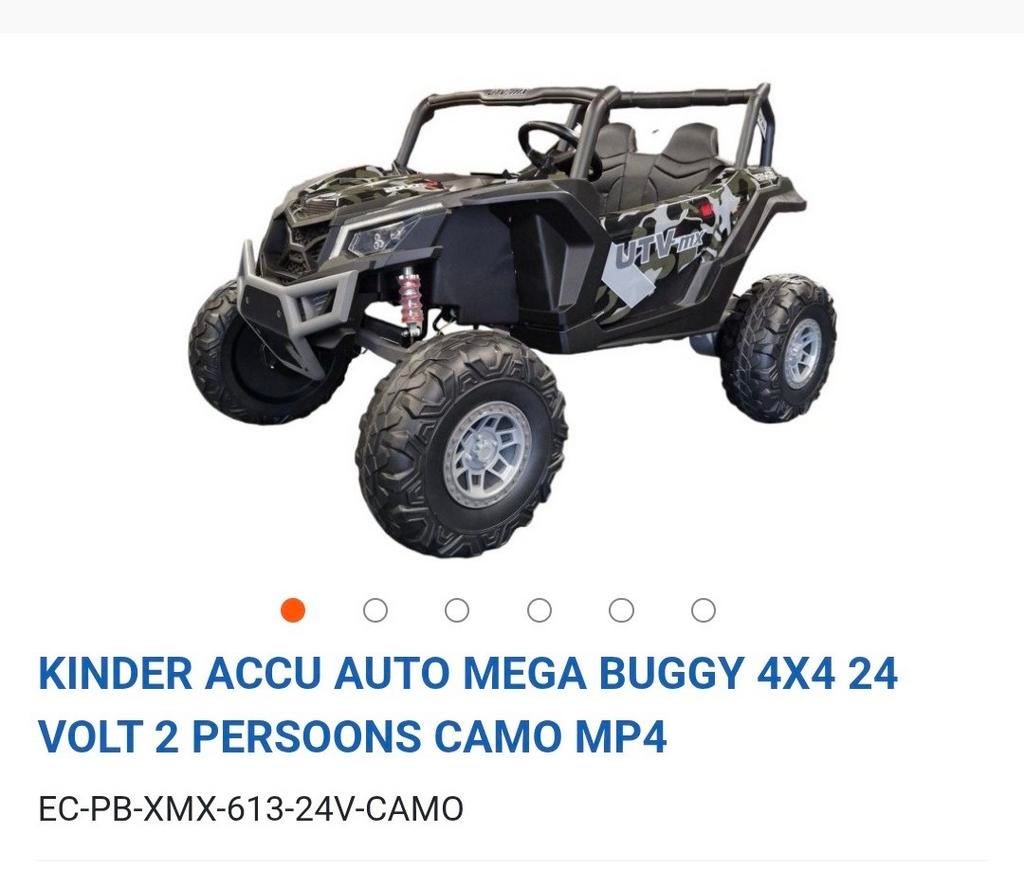 Buggy kinder op accu, Ophalen, Gebruikt