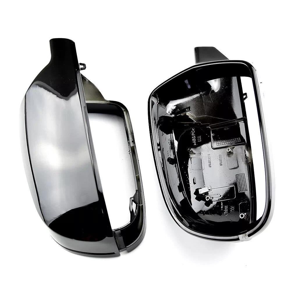 Glans Zwart Spiegelkappen Geschikt Voor Audi A3 S3 RS3 8P Pr, Verzenden, Automotive Parts, A.parts@hotmail.nl, Trasmolenlaan 12 3447 GZ Woerden