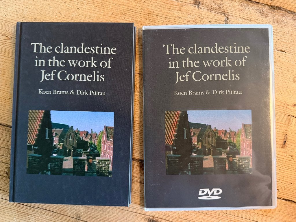 DVD en boek: The clandestine in the work of Jef Cornelis, Ophalen of Verzenden, Koen Brams & Dirk Pültau, Alpha, WO