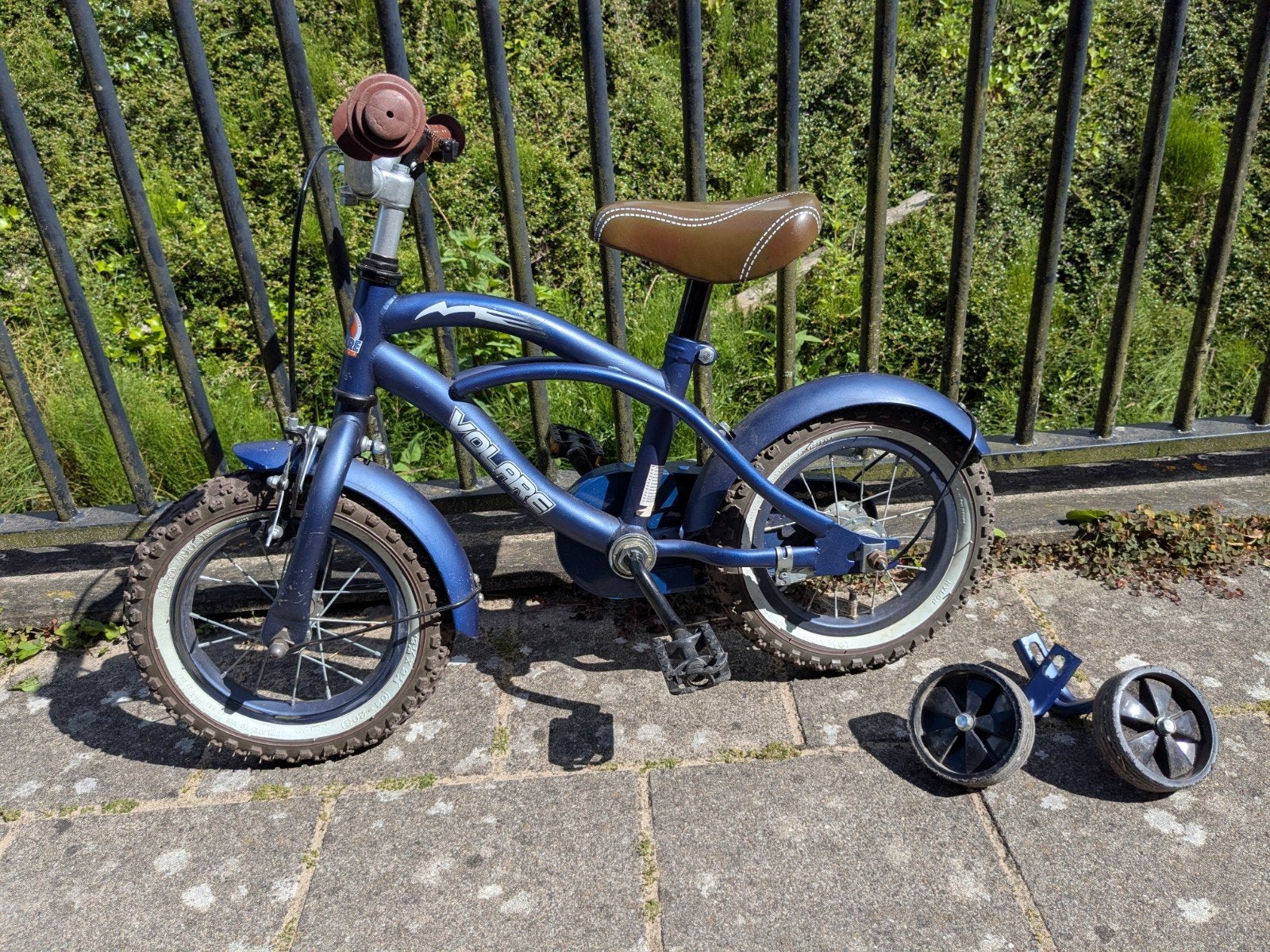 Volare cruiser kinderfiets 12 inch, Ophalen, Terugtraprem, Zijwieltjes, Gebruikt