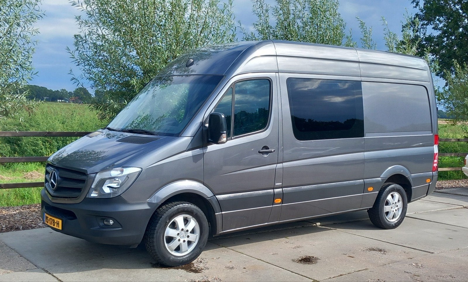 Mercedes Sprinter 316Cdi Automaat, Auto diversen, Overige carrosserieën, Mercedes-Benz, Diesel, Zilver of Grijs