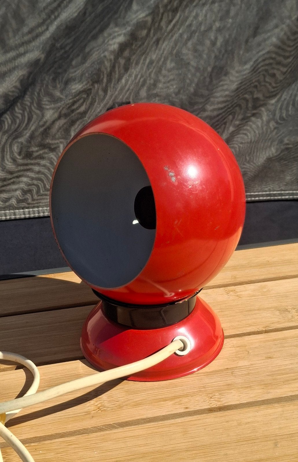 Rode vintage Hamalux Eyeball magneetlamp. Denemarken., Ophalen of Verzenden, Vintage