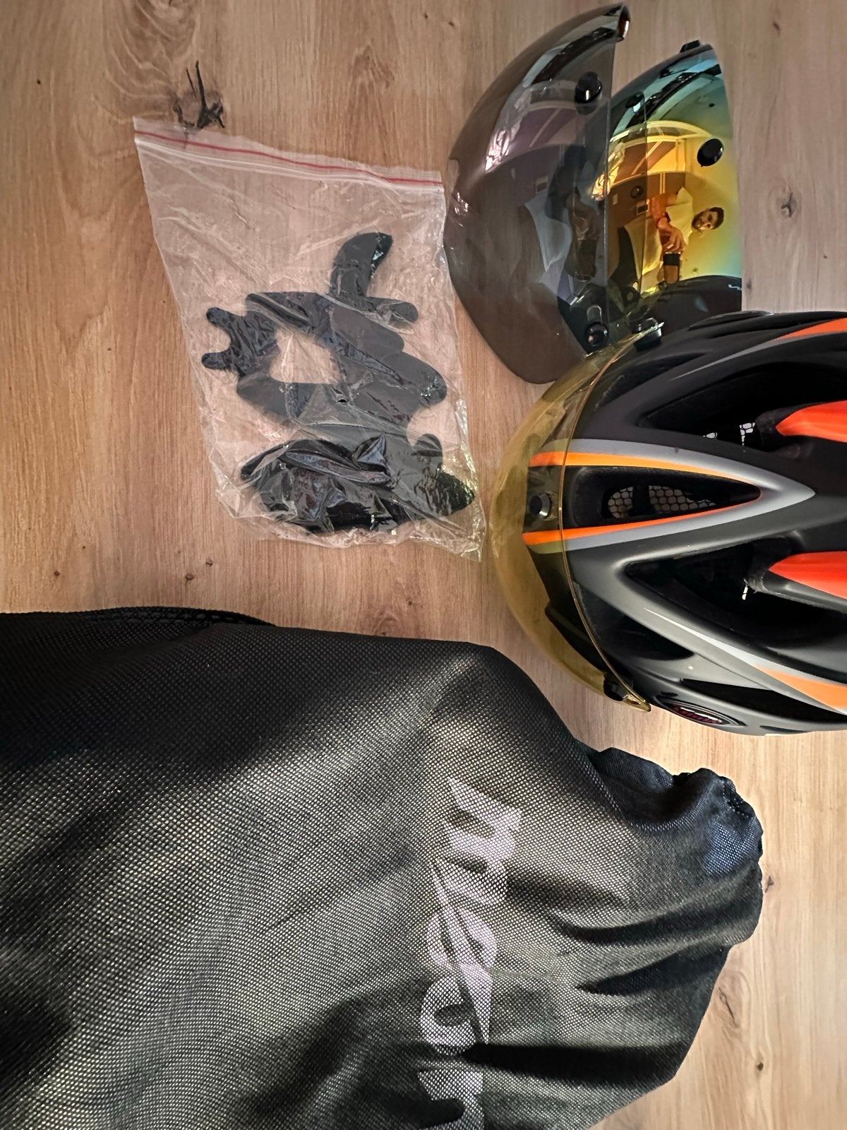 MOON Fietshelm met 3 Magnetische Vizieren - Maat 58-61, Ophalen of Verzenden, Nieuw, Overige maten, Heer of Dame