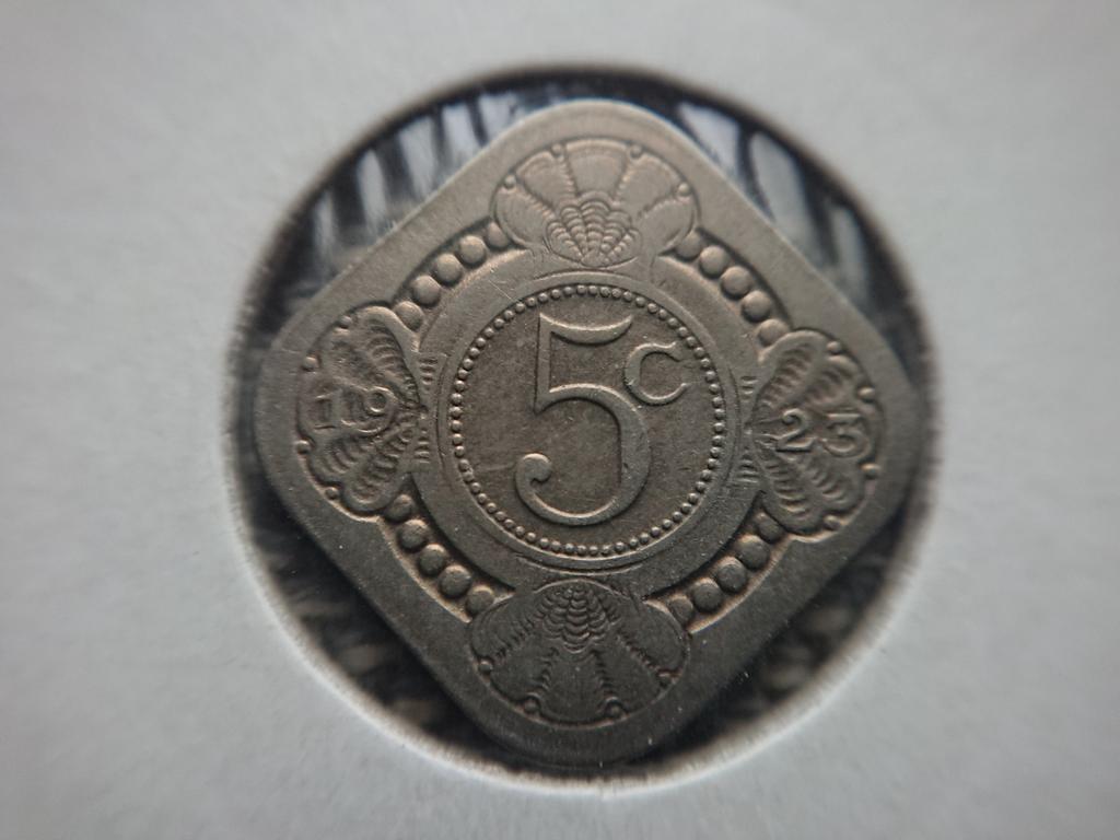 5 cent of stuiver 1923 pr, Postzegels en Munten, Munten | Nederland, Ophalen of Verzenden, Koningin Wilhelmina, 5 cent
