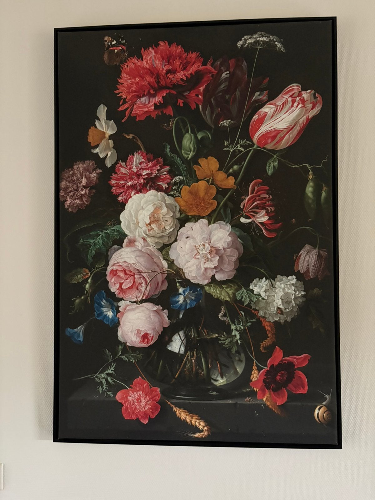 Canvas art frame. Stilleven met bloemen., Ophalen