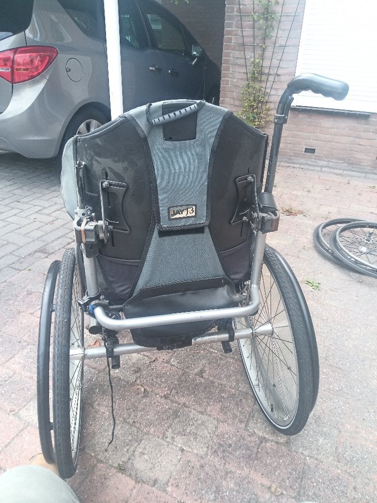 Rolstoel, Diversen, Ophalen, Inklapbaar, Gebruikt, Handbewogen rolstoel