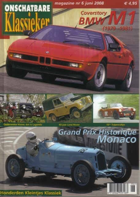 OK 6 2008 : BMW M1 - Land Rover - Renault 16 - Lancia, Ophalen of Verzenden, Gelezen, Algemeen