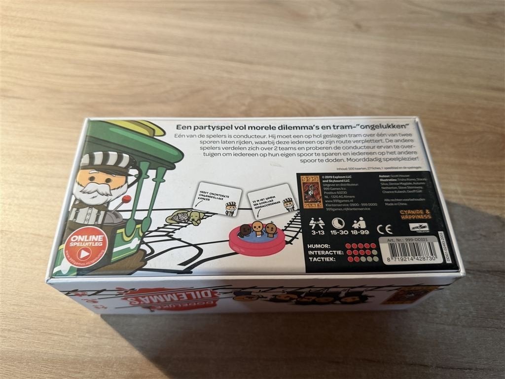 dodelijke dilemmas - 999 games - s6552, Verzenden, Zo goed als nieuw