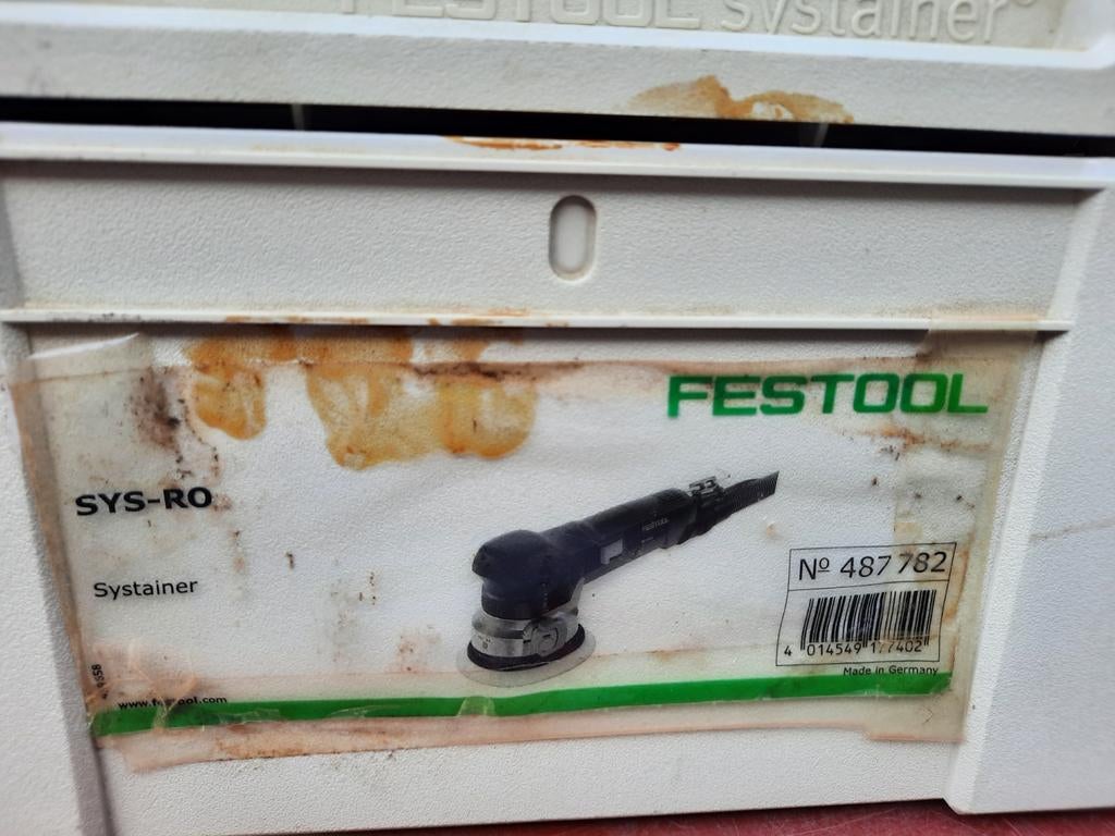 Festo Rotex RO 2 E Schuurmachine in Systainer, Ophalen of Verzenden, Gebruikt, Minder dan 600 watt, Excentrische schuurmachine