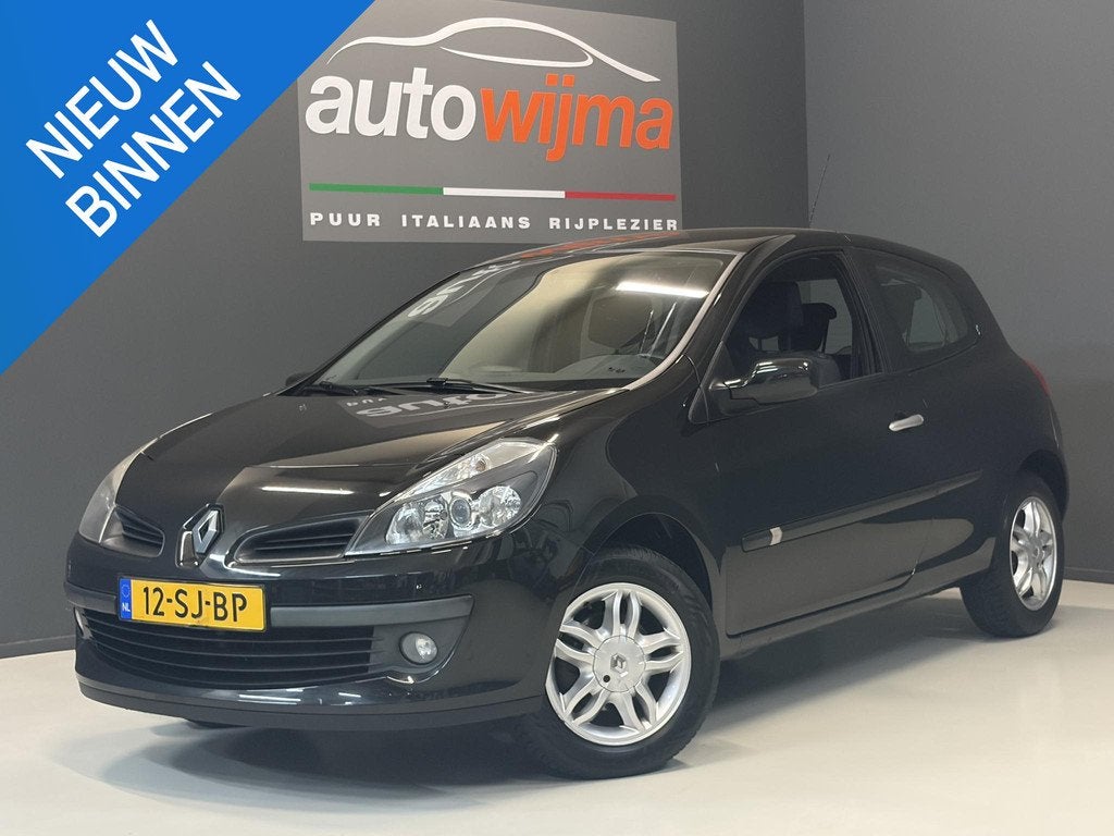 Renault Clio 1.2-16V Expression Airco, Lichtmetalen velgen N, Voorwielaandrijving, Gebruikt, Zwart, 4 cilinders