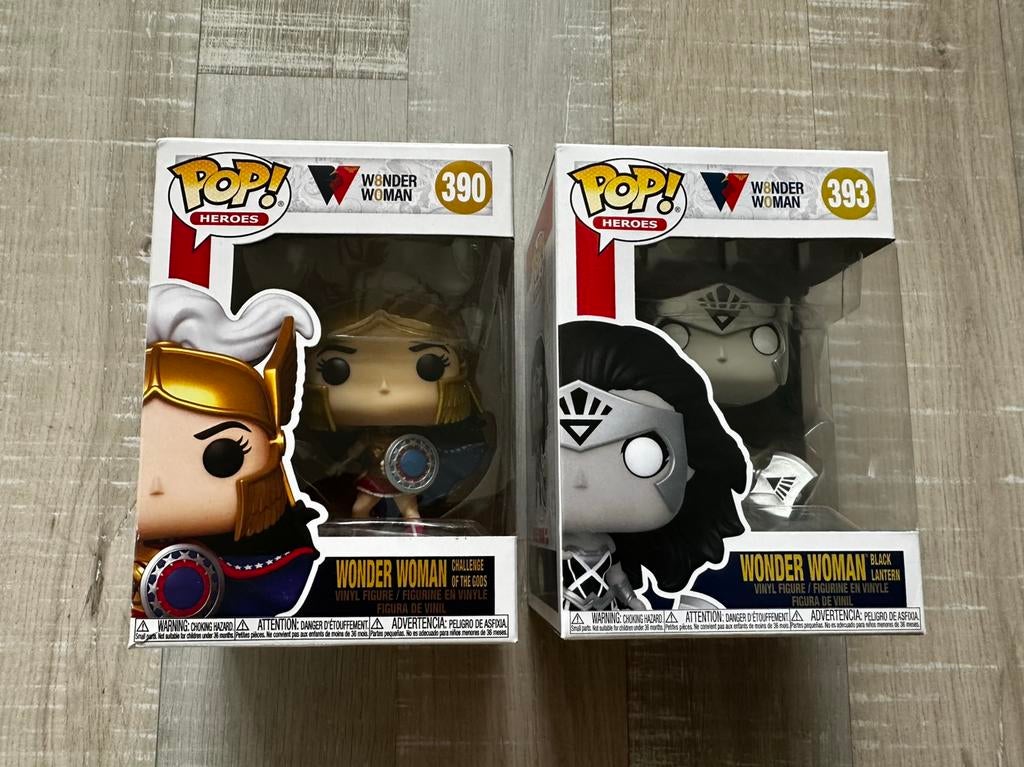 FunkoPop 2x Wonder Woman 390 en 392, Ophalen, Zo goed als nieuw