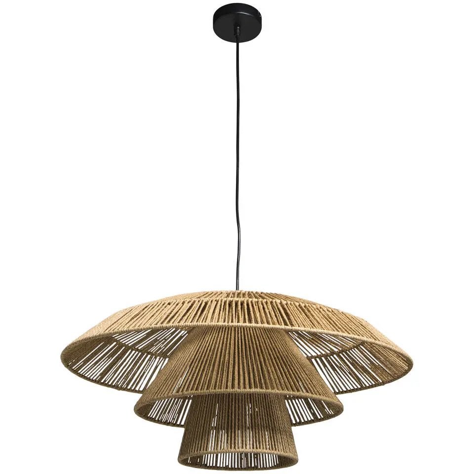 Hanglamp rotan Kwantum, Ophalen, Zo goed als nieuw, Japandi