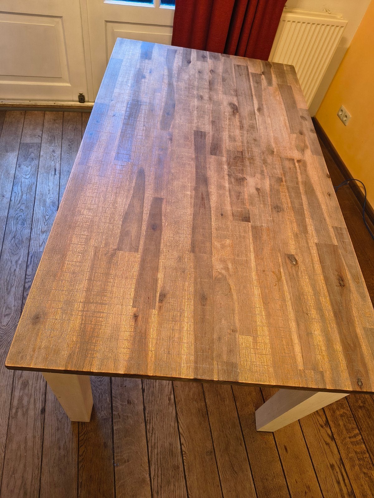 Eettafel 160x90, Huis en Inrichting, Tafels | Eettafels, Ophalen, Gebruikt, 50 tot 100 cm, 150 tot 200 cm