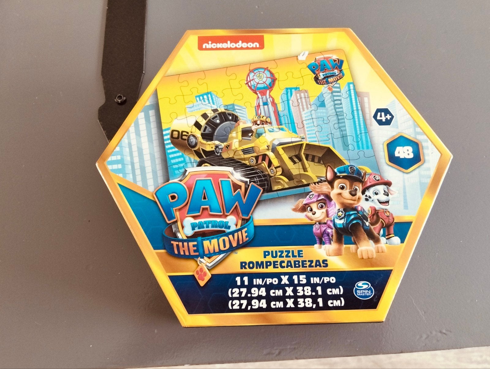 Paw Patrol the movie Puzzel, Ophalen of Verzenden, 10 tot 50 stukjes, Zo goed als nieuw, 4 tot 6 jaar