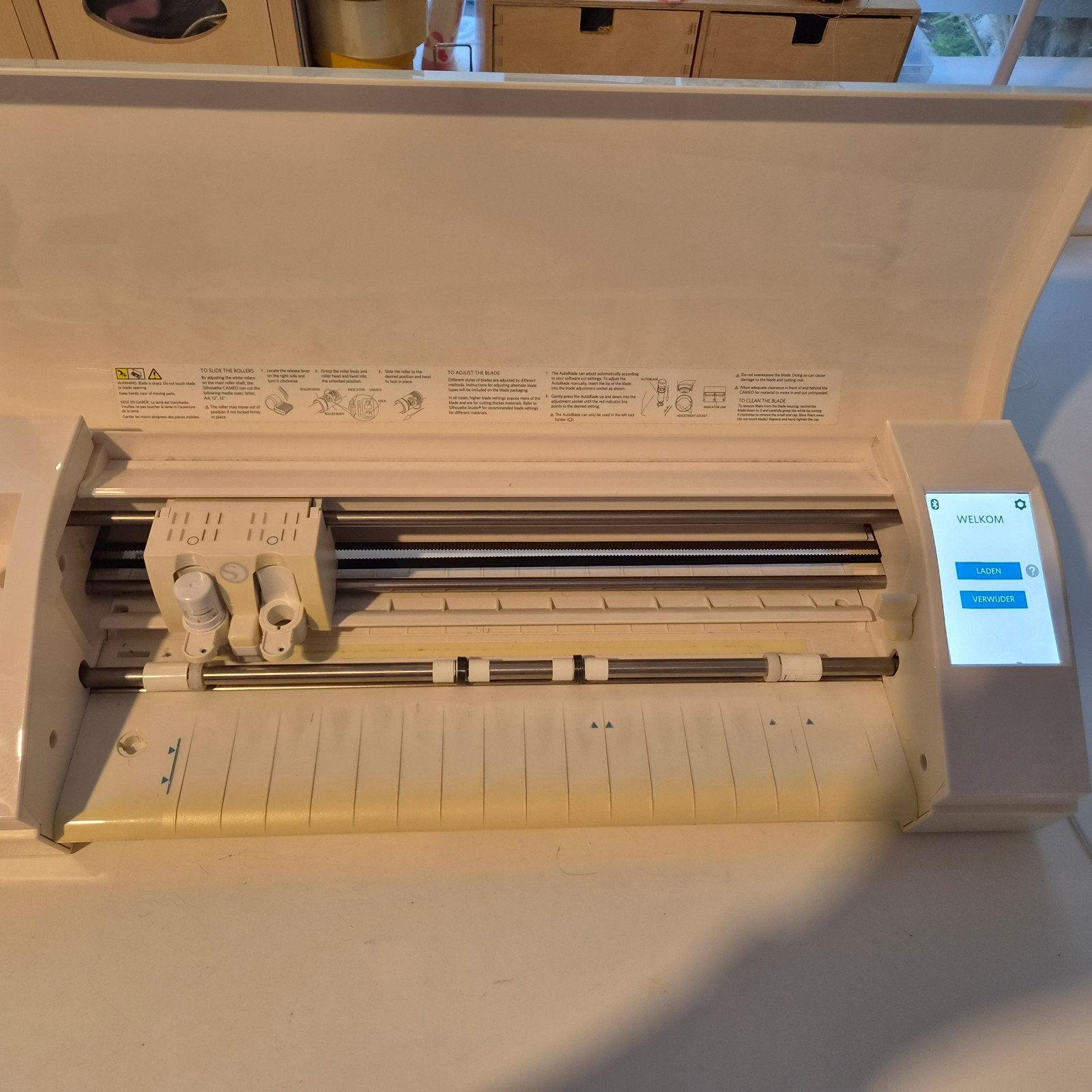 Silhouette Cameo 3 met nieuw mes, Ophalen of Verzenden, Gebruikt