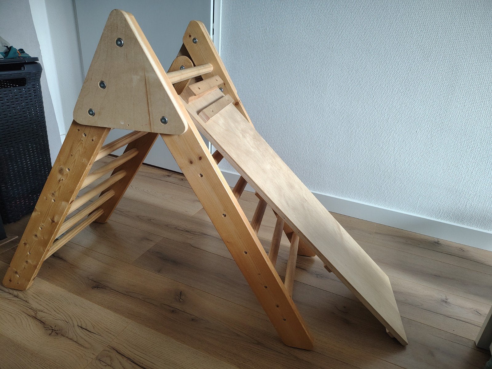 Houten klimrek met glijbaan voor kinderen, Kinderen en Baby's, Ophalen, Gebruikt, Glijbaan
