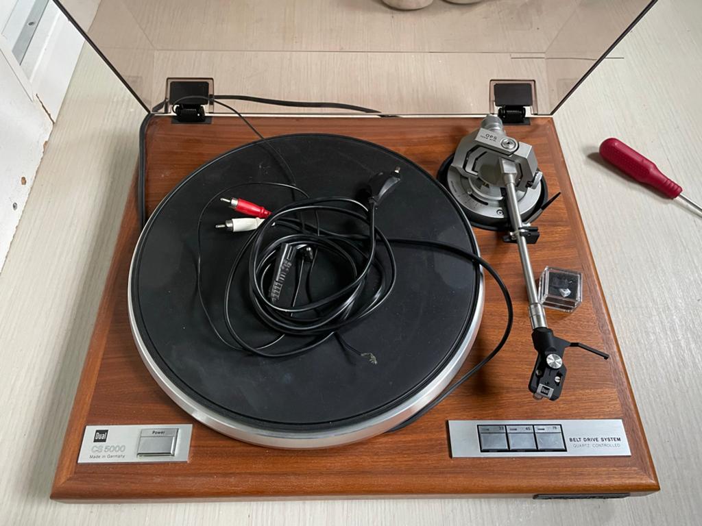 Dual CS 5000 Platenspeler, Ophalen, Zo goed als nieuw, Platenspeler, Dual