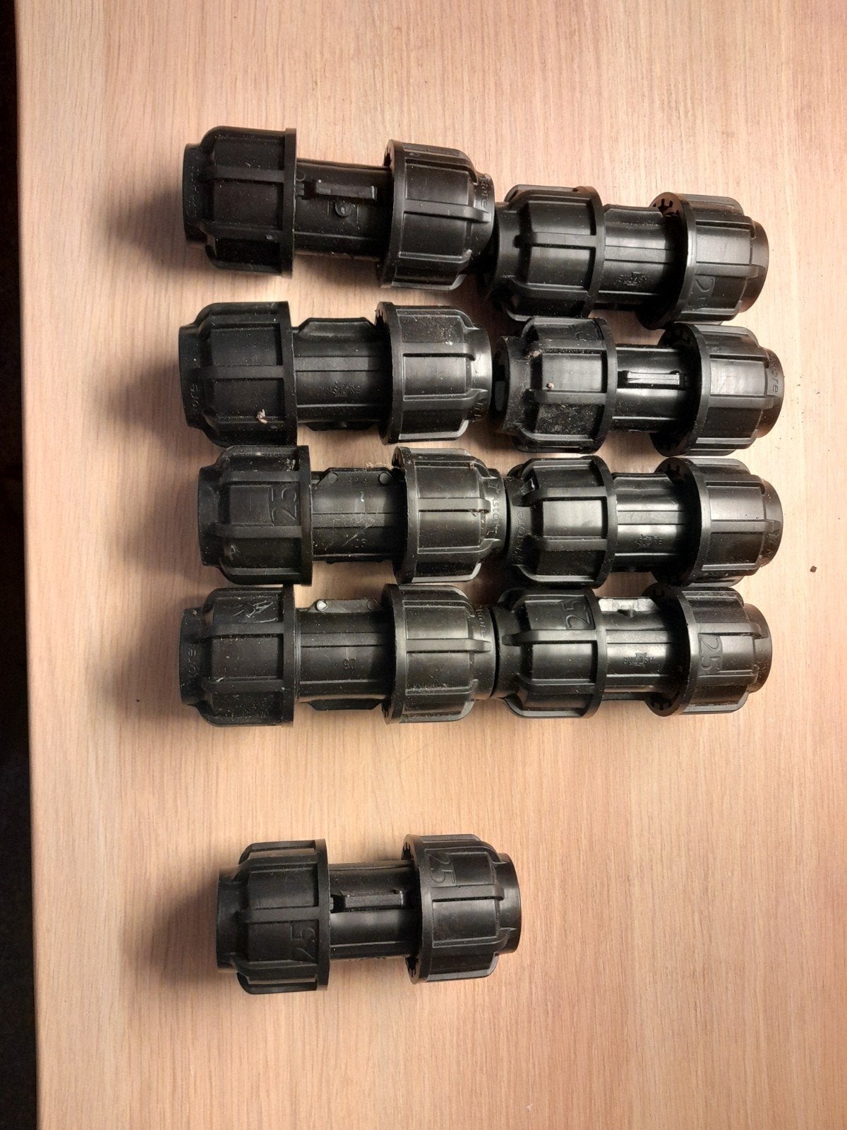 9 tyleenkoppelingen 25 mm + 20 clips, Ophalen of Verzenden, Nieuw, 20 tot 40 mm, Overige typen