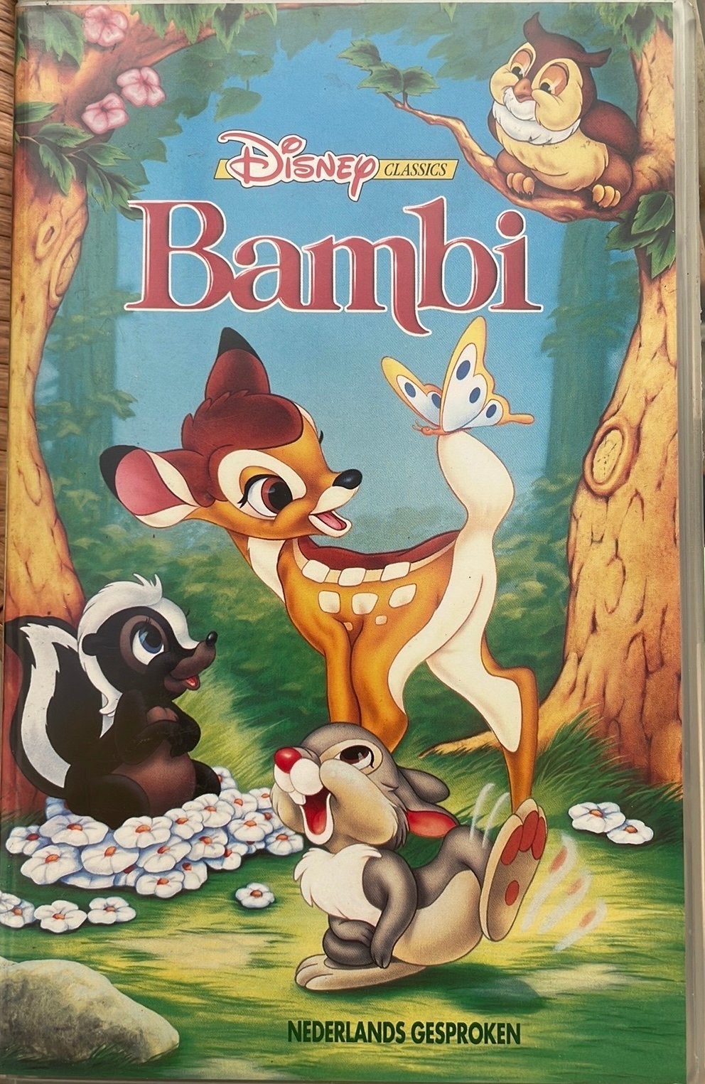 VHS Disney Klassiekers: Bambi, Frank en Frey, Jungle Boek, Ophalen, Gebruikt, Tekenfilm, Alle leeftijden