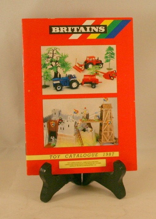 Britains Toy Catalogus 1987, Hobby en Vrije tijd, Modelauto's | 1:32, Verzenden, Nieuw, Tractor of Landbouw, Britains