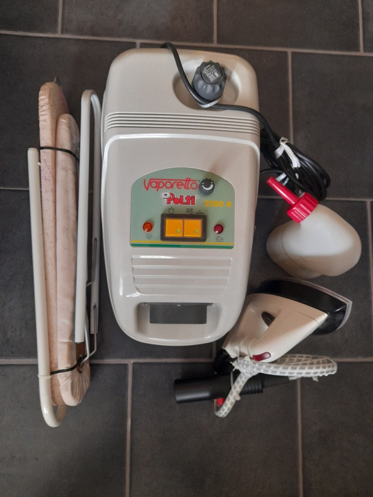 Polti Vaporetta 2200 R Stoomstrijkijzer met Stoomgenerator, Ophalen of Verzenden, Gebruikt, Strijkijzer met snoer