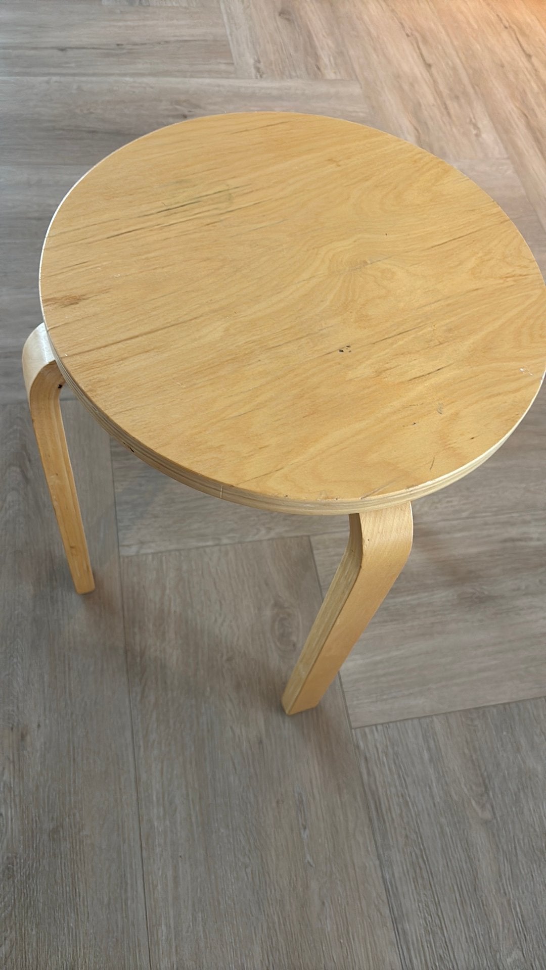 Ikea Frosta kruk vintage, Huis en Inrichting, Ophalen of Verzenden, Gebruikt, Hout