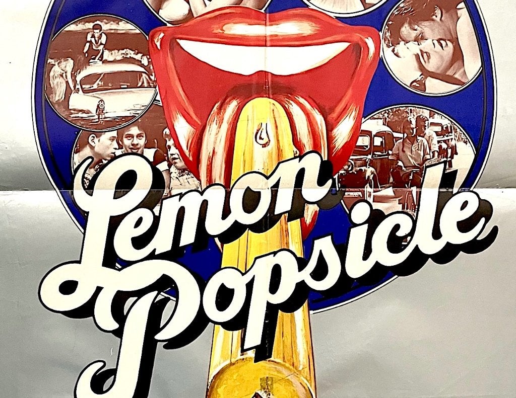 Lemon Popsicle (1978) - 9 Originele filmposters, Verzamelen, Posters, Ophalen of Verzenden, A1 t/m A3, Film en Tv, Rechthoekig Staand