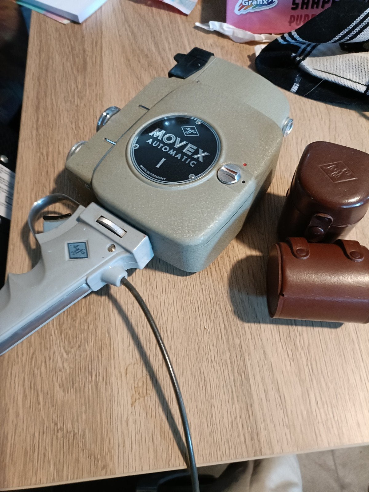 Vintage Agfa Movex Automatic 8mm filmcamera met accessoires, Verzenden, 8mm, Camera