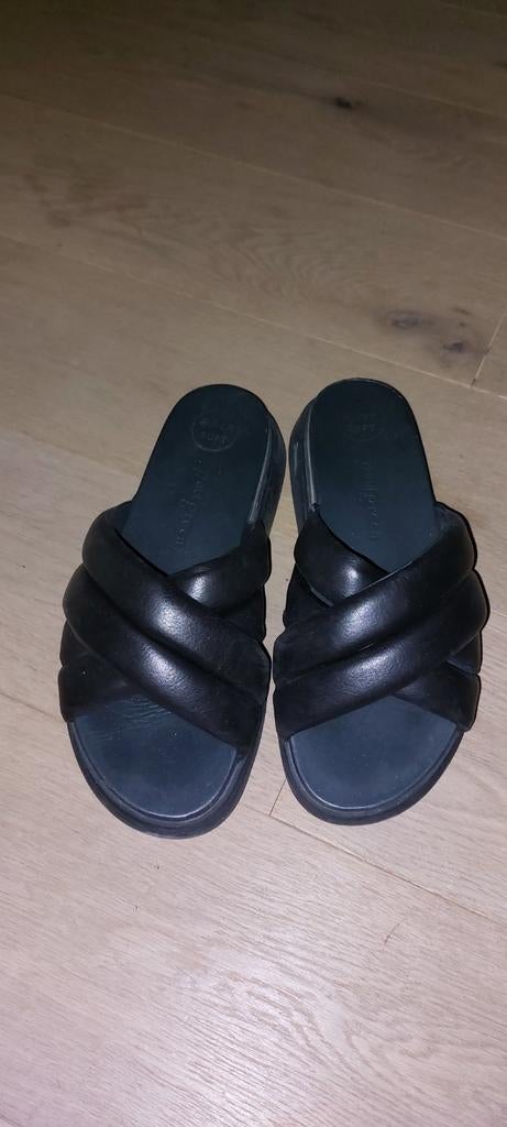 Paul green slipper sandaal maat 38, Kleding | Dames, Schoenen, Ophalen of Verzenden, Gedragen, Zwart, Sandalen of Muiltjes