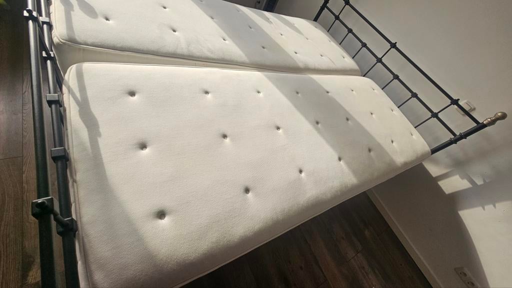 Matrassen 2 x 80 Hyllestad Ikea Gratis, Huis en Inrichting, Slaapkamer | Matrassen en Bedbodems, Ophalen, Gebruikt, Eenpersoons