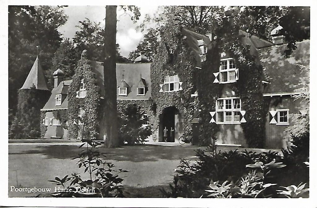 Doorn- -Poortgebouw Huize Doorn., Verzenden, 1940 tot 1960, Gelopen, Utrecht