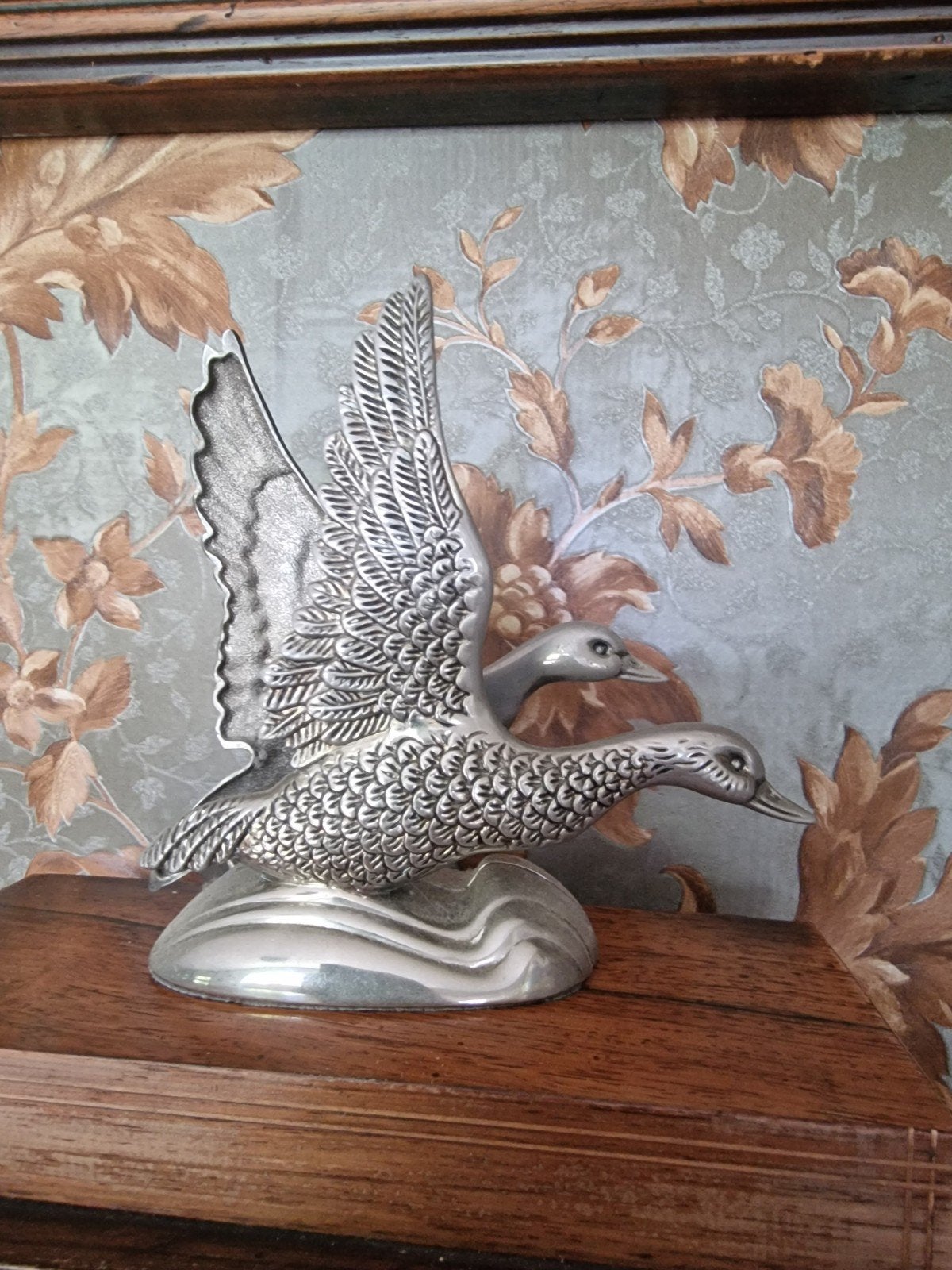 Vintage brievenstandaard met eendenmotief, Ophalen of Verzenden