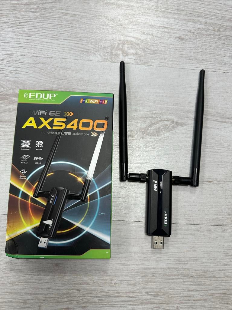 EDUP WiFi 6E AX5400 Wireless USB Adapter, Ophalen of Verzenden, Zo goed als nieuw