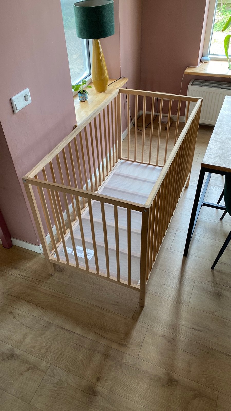 Ledikant 60x120, Ophalen, Zo goed als nieuw, Ledikant