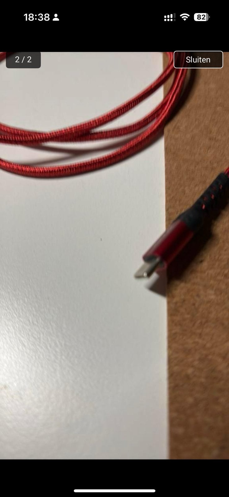 Usb c naar lightning, Ophalen of Verzenden, Zo goed als nieuw