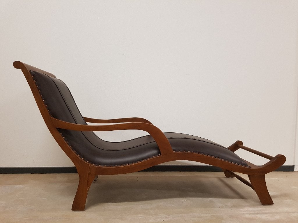 Chair Teak chaise longue, Eenpersoons, 125 tot 150 cm, Nieuw, Ophalen of Verzenden