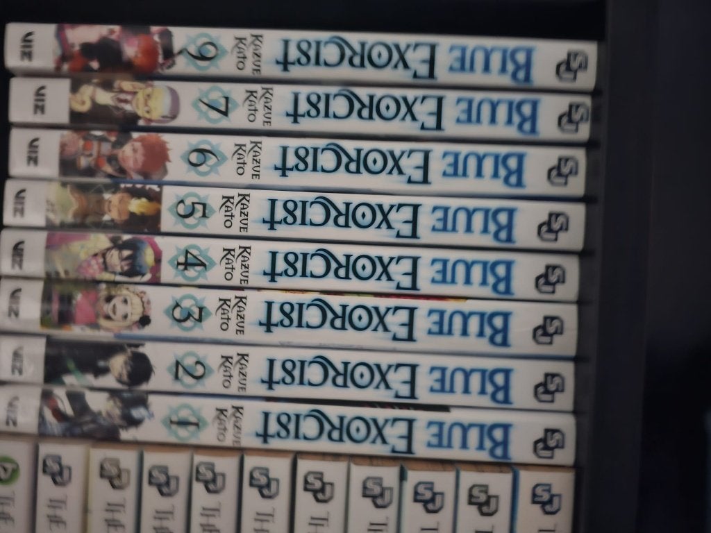 Blue exorcist 1 t/m 9 manga, Meerdere comics, Ophalen of Verzenden, Zo goed als nieuw, Japan (Manga)